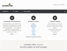 Tablet Screenshot of catania.si